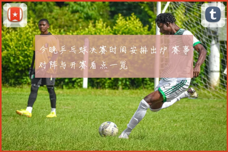 今晚乒乓球决赛时间安排出炉 赛事对阵与开赛看点一览